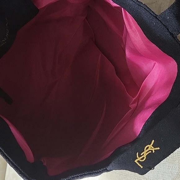 YSL SAINT LAURENT NWOT CANVAS TOTE BAG - Picture 6 of 8